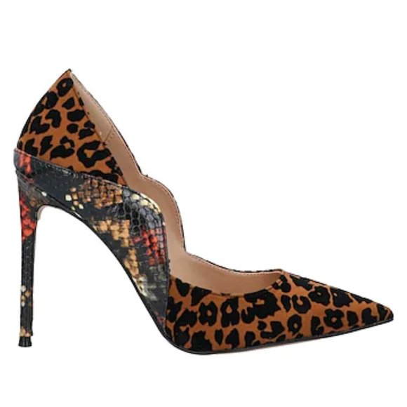 Steve Madden Shoes - NIB!! STEVE MADDEN Mixed Animal & Snake Print Pump 9 or 8.5M